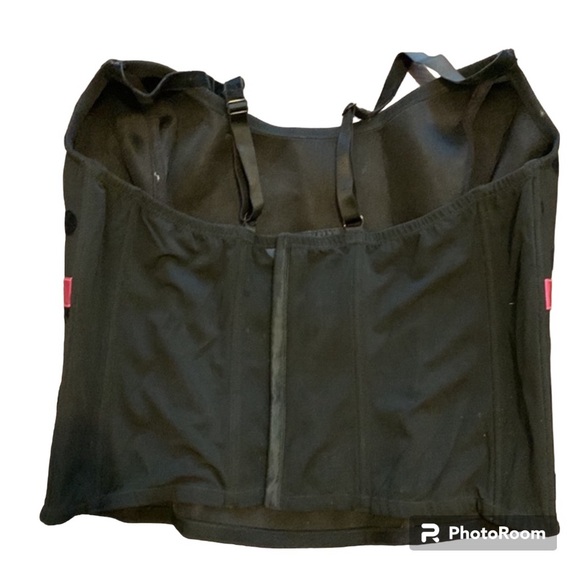 CACIQUE BUSTIER CORSET BLACK POLKA DOTS PINK BOW SEXY PLUS - Picture 6 of 8